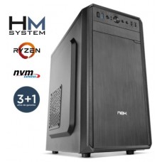 HM System Ryzen Force C1 - Minitorre MT - AMD Ryzen 5 en Huesoi